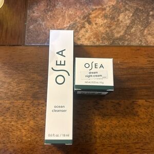 Sea Ocean Cleanser and Dream Night Cream Set - White and Green